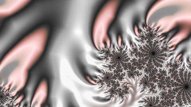 Soyut Bilgisayar Fraktal Tasarımı. Fraktal hiç bitmeyen bir desen. Fraktallar, farklı ölçeklerde kendine benzeyen sonsuz derecede karmaşık kalıplardır. Cep telefonu duvar kağıdı için harika.