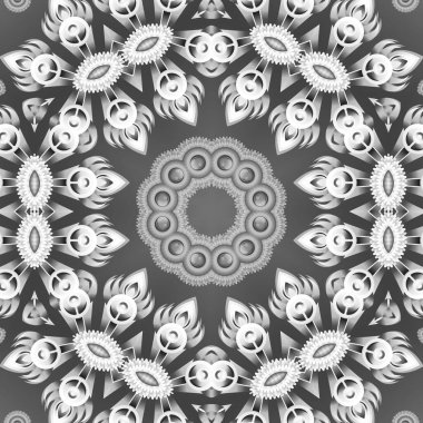 Soyut Bilgisayar Fraktal Tasarımı. Fraktal hiç bitmeyen bir desen. Fraktallar, farklı ölçeklerde kendine benzeyen sonsuz derecede karmaşık kalıplardır. Cep telefonu duvar kağıdı için harika.