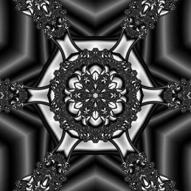 Soyut Bilgisayar Fraktal Tasarımı. Fraktal hiç bitmeyen bir desen. Fraktallar, farklı ölçeklerde kendine benzeyen sonsuz derecede karmaşık kalıplardır. Cep telefonu duvar kağıdı için harika.