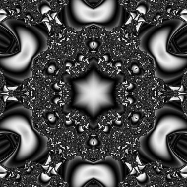 Soyut Bilgisayar Fraktal Tasarımı. Fraktal hiç bitmeyen bir desen. Fraktallar, farklı ölçeklerde kendine benzeyen sonsuz derecede karmaşık kalıplardır. Cep telefonu duvar kağıdı için harika.