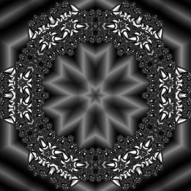 Soyut Bilgisayar Fraktal Tasarımı. Fraktal hiç bitmeyen bir desen. Fraktallar, farklı ölçeklerde kendine benzeyen sonsuz derecede karmaşık kalıplardır. Cep telefonu duvar kağıdı için harika.