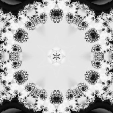 Soyut Bilgisayar Fraktal Tasarımı. Fraktal hiç bitmeyen bir desen. Fraktallar, farklı ölçeklerde kendine benzeyen sonsuz derecede karmaşık kalıplardır. Cep telefonu duvar kağıdı için harika.