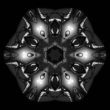 Soyut Bilgisayar Fraktal Tasarımı. Fraktal hiç bitmeyen bir desen. Fraktallar, farklı ölçeklerde kendine benzeyen sonsuz derecede karmaşık kalıplardır. Cep telefonu duvar kağıdı için harika.