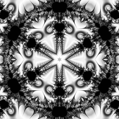 Soyut Bilgisayar Fraktal Tasarımı. Fraktal hiç bitmeyen bir desen. Fraktallar, farklı ölçeklerde kendine benzeyen sonsuz derecede karmaşık kalıplardır. Cep telefonu duvar kağıdı için harika.