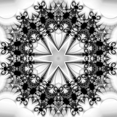 Soyut Bilgisayar Fraktal Tasarımı. Fraktal hiç bitmeyen bir desen. Fraktallar, farklı ölçeklerde kendine benzeyen sonsuz derecede karmaşık kalıplardır. Cep telefonu duvar kağıdı için harika.