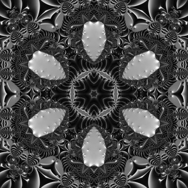 Soyut Bilgisayar Fraktal Tasarımı. Fraktal hiç bitmeyen bir desen. Fraktallar, farklı ölçeklerde kendine benzeyen sonsuz derecede karmaşık kalıplardır. Cep telefonu duvar kağıdı için harika.