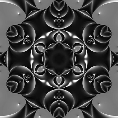 Soyut Bilgisayar Fraktal Tasarımı. Fraktal hiç bitmeyen bir desen. Fraktallar, farklı ölçeklerde kendine benzeyen sonsuz derecede karmaşık kalıplardır. Cep telefonu duvar kağıdı için harika.