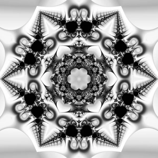Абстрактный Дизайн Фрактал Бесконечная Закономерность Фракталы Являются Бесконечно Сложными Структурами — стоковое фото