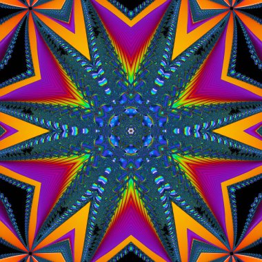 Soyut Bilgisayar Fraktal Tasarımı. Fraktal hiç bitmeyen bir desen. Fraktallar, farklı ölçeklerde kendine benzeyen sonsuz derecede karmaşık kalıplardır. Cep telefonu duvar kağıdı için harika.