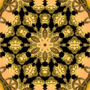 Soyut Bilgisayar Fraktal Tasarımı. Fraktal hiç bitmeyen bir desen. Fraktallar, farklı ölçeklerde kendine benzeyen sonsuz derecede karmaşık kalıplardır. Cep telefonu duvar kağıdı için harika.