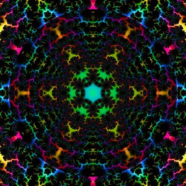 Soyut Bilgisayar Fraktal Tasarımı. Fraktal hiç bitmeyen bir desen. Fraktallar, farklı ölçeklerde kendine benzeyen sonsuz derecede karmaşık kalıplardır. Cep telefonu duvar kağıdı için harika.