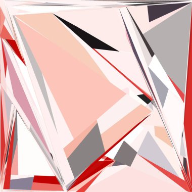 Soyut şekiller patlama yapar. Kırık cam parçaları. Spor, müzik veya bilgisayar oyunu için parlak dinamik arkaplan.