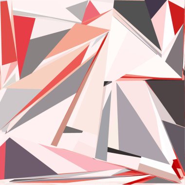 Soyut şekiller patlama yapar. Kırık cam parçaları. Spor, müzik veya bilgisayar oyunu için parlak dinamik arkaplan.