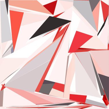 Soyut şekiller patlama yapar. Kırık cam parçaları. Spor, müzik veya bilgisayar oyunu için parlak dinamik arkaplan.