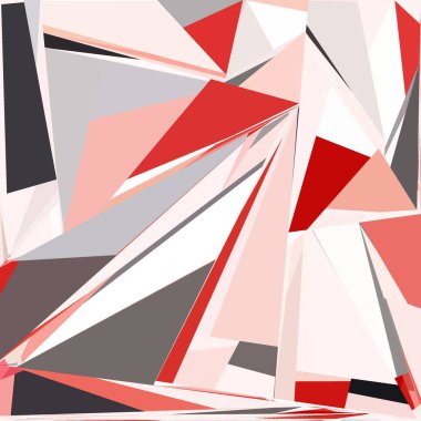 Soyut şekiller patlama yapar. Kırık cam parçaları. Spor, müzik veya bilgisayar oyunu için parlak dinamik arkaplan.