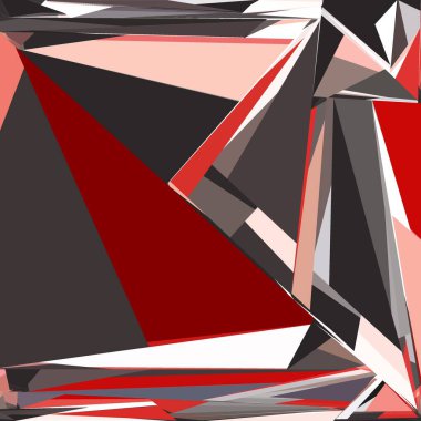 Soyut şekiller patlama yapar. Kırık cam parçaları. Spor, müzik veya bilgisayar oyunu için parlak dinamik arkaplan.