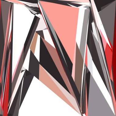 Soyut şekiller patlama yapar. Kırık cam parçaları. Spor, müzik veya bilgisayar oyunu için parlak dinamik arkaplan.