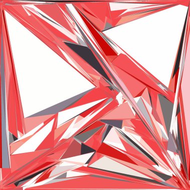 Soyut şekiller patlama yapar. Kırık cam parçaları. Spor, müzik veya bilgisayar oyunu için parlak dinamik arkaplan.