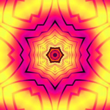 60-70 'lerin hippi tarzında kusursuz bir model. Moda renkli disko süsü.