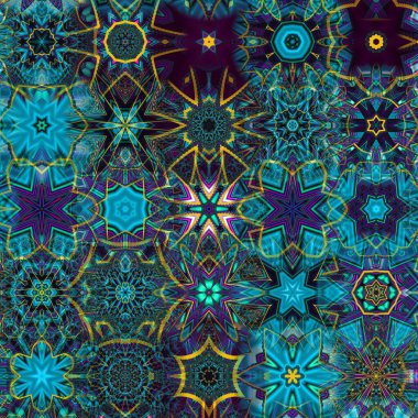 60-70 'lerin hippi tarzında kusursuz bir model. Moda renkli disko süsü.