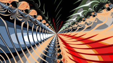 60-70 'lerin hippi tarzında kusursuz bir model. Moda renkli disko süsü.