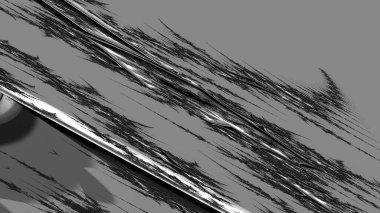 dijital soyut fraktal arkaplan bilgisayarda siyah ve beyaz olarak oluşturuldu.