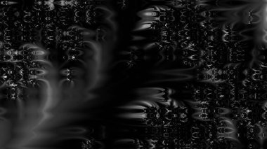 dijital soyut fraktal arkaplan bilgisayarda siyah ve beyaz olarak oluşturuldu.