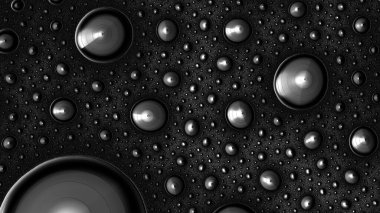 dijital soyut fraktal arkaplan bilgisayarda siyah ve beyaz olarak oluşturuldu.