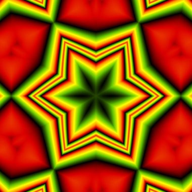 Kusursuz, parlak bir altyapısı var. Renkli etnik yuvarlak süslemeli mandala. Moda deseni.