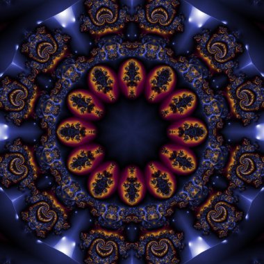 Kusursuz, parlak bir altyapısı var. Renkli etnik yuvarlak süslemeli mandala. Moda deseni.