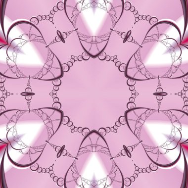 Kusursuz, parlak bir altyapısı var. Renkli etnik yuvarlak süslemeli mandala. Moda deseni.