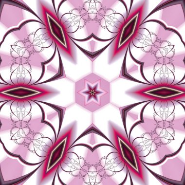 Kusursuz, parlak bir altyapısı var. Renkli etnik yuvarlak süslemeli mandala. Moda deseni.