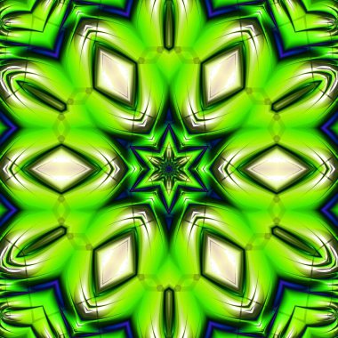 Kusursuz, parlak bir altyapısı var. Renkli etnik yuvarlak süslemeli mandala. Moda deseni.