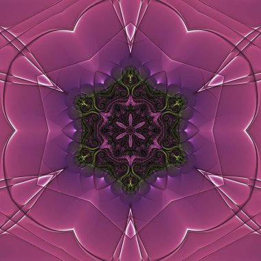 Kusursuz, parlak bir altyapısı var. Renkli etnik yuvarlak süslemeli mandala. Moda deseni.