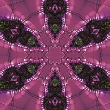 Kusursuz, parlak bir altyapısı var. Renkli etnik yuvarlak süslemeli mandala. Moda deseni.