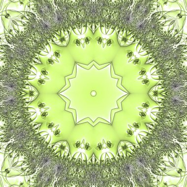 Kusursuz, parlak bir altyapısı var. Renkli etnik yuvarlak süslemeli mandala. Moda deseni.