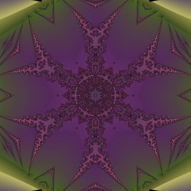 Kusursuz, parlak bir altyapısı var. Renkli etnik yuvarlak süslemeli mandala. Moda deseni.