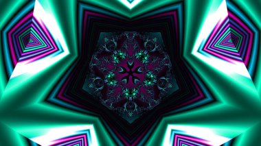 dijital soyut fraktal arkaplan bilgisayarda siyah ve beyaz olarak oluşturuldu.