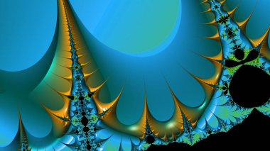 dijital soyut fraktal arkaplan bilgisayarda siyah ve beyaz olarak oluşturuldu.