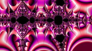 dijital soyut fraktal arkaplan bilgisayarda siyah ve beyaz olarak oluşturuldu.