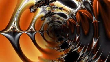 Soyut Bilgisayar Fraktal Tasarımı. Fraktal hiç bitmeyen bir desen. Fraktallar, farklı ölçeklerde kendine benzeyen sonsuz derecede karmaşık kalıplardır. Cep telefonu duvar kağıdı için harika.