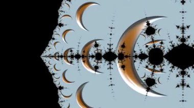 Soyut Bilgisayar Fraktal Tasarımı. Fraktal hiç bitmeyen bir desen. Fraktallar, farklı ölçeklerde kendine benzeyen sonsuz derecede karmaşık kalıplardır. Cep telefonu duvar kağıdı için harika.