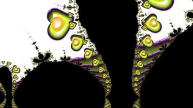 Soyut Bilgisayar Fraktal Tasarımı. Fraktal hiç bitmeyen bir desen. Fraktallar, farklı ölçeklerde kendine benzeyen sonsuz derecede karmaşık kalıplardır. Cep telefonu duvar kağıdı için harika.