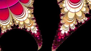 Soyut Bilgisayar Fraktal Tasarımı. Fraktal hiç bitmeyen bir desen. Fraktallar, farklı ölçeklerde kendine benzeyen sonsuz derecede karmaşık kalıplardır. Cep telefonu duvar kağıdı için harika.