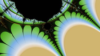 Soyut Bilgisayar Fraktal Tasarımı. Fraktal hiç bitmeyen bir desen. Fraktallar, farklı ölçeklerde kendine benzeyen sonsuz derecede karmaşık kalıplardır.