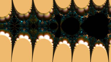 Soyut Bilgisayar Fraktal Tasarımı. Fraktal hiç bitmeyen bir desen. Fraktallar, farklı ölçeklerde kendine benzeyen sonsuz derecede karmaşık kalıplardır.