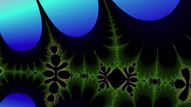 Soyut Bilgisayar Fraktal Tasarımı. Fraktal hiç bitmeyen bir desen. Fraktallar, farklı ölçeklerde kendine benzeyen sonsuz derecede karmaşık kalıplardır.