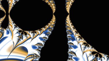 Soyut Bilgisayar Fraktal Tasarımı. Fraktal hiç bitmeyen bir desen. Fraktallar, farklı ölçeklerde kendine benzeyen sonsuz derecede karmaşık kalıplardır.