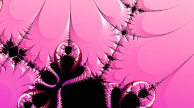 Soyut Bilgisayar Fraktal Tasarımı. Fraktal hiç bitmeyen bir desen. Fraktallar, farklı ölçeklerde kendine benzeyen sonsuz derecede karmaşık kalıplardır.