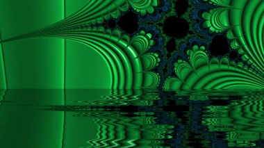 Soyut Bilgisayar Fraktal Tasarımı. Fraktal hiç bitmeyen bir desen. Fraktallar, farklı ölçeklerde kendine benzeyen sonsuz derecede karmaşık kalıplardır.